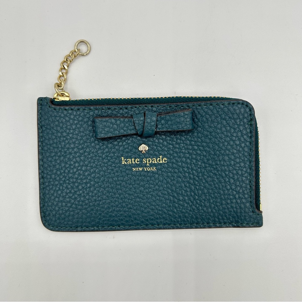NWOT Kate Spade Card Holder/Wallet OS Green